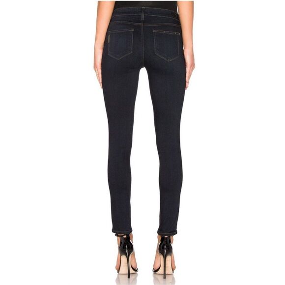 PAIGE Maternity Side Panel Verdugo Ankle Jeans in Mona Dark Wash Size 25 - Picture 6 of 16